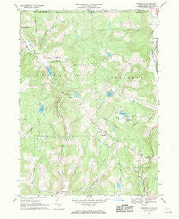 Friendsville Pennsylvania Historical topographic map, 1:24000 scale, 7.5 X 7.5 Minute, Year 1967