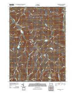 Friendsville Pennsylvania Historical topographic map, 1:24000 scale, 7.5 X 7.5 Minute, Year 2010