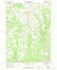 Fryburg Pennsylvania Historical topographic map, 1:24000 scale, 7.5 X 7.5 Minute, Year 1967