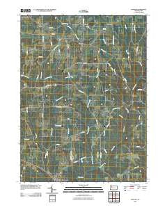 Fryburg Pennsylvania Historical topographic map, 1:24000 scale, 7.5 X 7.5 Minute, Year 2010