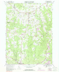 Fryburg Pennsylvania Historical topographic map, 1:24000 scale, 7.5 X 7.5 Minute, Year 1967