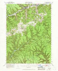 Galeton Pennsylvania Historical topographic map, 1:62500 scale, 15 X 15 Minute, Year 1947