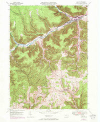 Galeton Pennsylvania Historical topographic map, 1:24000 scale, 7.5 X 7.5 Minute, Year 1947