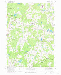 Galilee Pennsylvania Historical topographic map, 1:24000 scale, 7.5 X 7.5 Minute, Year 1967