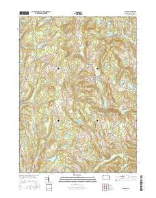 Galilee Pennsylvania Current topographic map, 1:24000 scale, 7.5 X 7.5 Minute, Year 2016