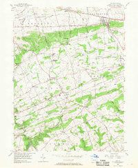 Gap Pennsylvania Historical topographic map, 1:24000 scale, 7.5 X 7.5 Minute, Year 1955