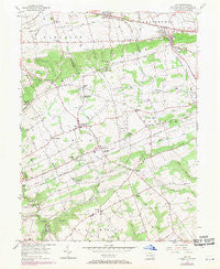 Gap Pennsylvania Historical topographic map, 1:24000 scale, 7.5 X 7.5 Minute, Year 1955
