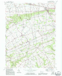 Gap Pennsylvania Historical topographic map, 1:24000 scale, 7.5 X 7.5 Minute, Year 1955