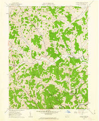 Garards Fort Pennsylvania Historical topographic map, 1:24000 scale, 7.5 X 7.5 Minute, Year 1961