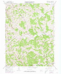 Garards Fort Pennsylvania Historical topographic map, 1:24000 scale, 7.5 X 7.5 Minute, Year 1961