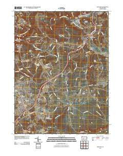 Geistown Pennsylvania Historical topographic map, 1:24000 scale, 7.5 X 7.5 Minute, Year 2010