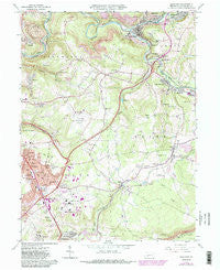 Geistown Pennsylvania Historical topographic map, 1:24000 scale, 7.5 X 7.5 Minute, Year 1964