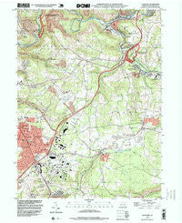 Geistown Pennsylvania Historical topographic map, 1:24000 scale, 7.5 X 7.5 Minute, Year 1993