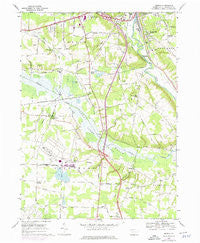 Geneva Pennsylvania Historical topographic map, 1:24000 scale, 7.5 X 7.5 Minute, Year 1968