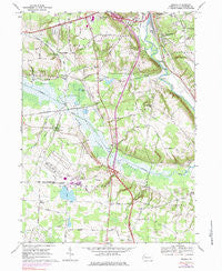 Geneva Pennsylvania Historical topographic map, 1:24000 scale, 7.5 X 7.5 Minute, Year 1968
