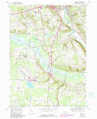 Geneva Pennsylvania Historical topographic map, 1:24000 scale, 7.5 X 7.5 Minute, Year 1968