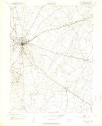 Gettysburg Pennsylvania Historical topographic map, 1:24000 scale, 7.5 X 7.5 Minute, Year 1951