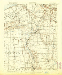Girard Pennsylvania Historical topographic map, 1:62500 scale, 15 X 15 Minute, Year 1900
