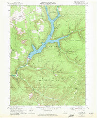 Glen Hazel Pennsylvania Historical topographic map, 1:24000 scale, 7.5 X 7.5 Minute, Year 1969