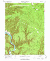 Glen Union Pennsylvania Historical topographic map, 1:24000 scale, 7.5 X 7.5 Minute, Year 1946
