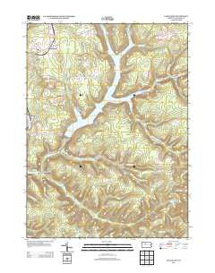 Glen Hazel Pennsylvania Historical topographic map, 1:24000 scale, 7.5 X 7.5 Minute, Year 2013