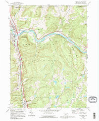 Great Bend Pennsylvania Historical topographic map, 1:24000 scale, 7.5 X 7.5 Minute, Year 1992