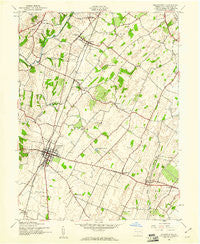 Greencastle Pennsylvania Historical topographic map, 1:24000 scale, 7.5 X 7.5 Minute, Year 1944