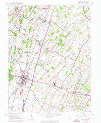 Greencastle Pennsylvania Historical topographic map, 1:24000 scale, 7.5 X 7.5 Minute, Year 1944