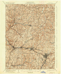 Greensburg Pennsylvania Historical topographic map, 1:62500 scale, 15 X 15 Minute, Year 1906