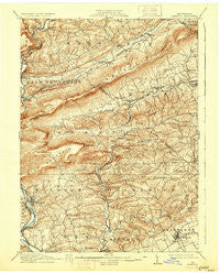 Hamburg Pennsylvania Historical topographic map, 1:62500 scale, 15 X 15 Minute, Year 1911