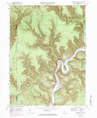 Hammersley Fork Pennsylvania Historical topographic map, 1:24000 scale, 7.5 X 7.5 Minute, Year 1946