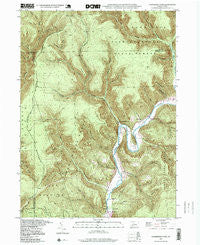 Hammersley Fork Pennsylvania Historical topographic map, 1:24000 scale, 7.5 X 7.5 Minute, Year 1994