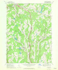 Harford Pennsylvania Historical topographic map, 1:24000 scale, 7.5 X 7.5 Minute, Year 1968