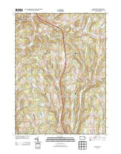 Harford Pennsylvania Historical topographic map, 1:24000 scale, 7.5 X 7.5 Minute, Year 2013