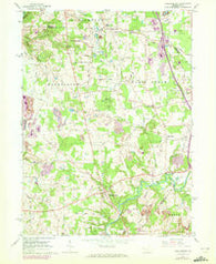 Harlansburg Pennsylvania Historical topographic map, 1:24000 scale, 7.5 X 7.5 Minute, Year 1961