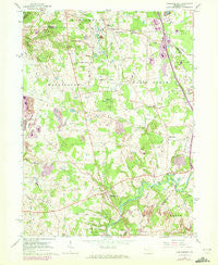 Harlansburg Pennsylvania Historical topographic map, 1:24000 scale, 7.5 X 7.5 Minute, Year 1961