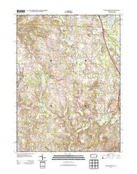 Harlansburg Pennsylvania Historical topographic map, 1:24000 scale, 7.5 X 7.5 Minute, Year 2013