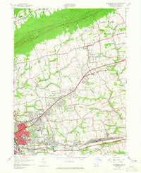 Harrisburg East Pennsylvania Historical topographic map, 1:24000 scale, 7.5 X 7.5 Minute, Year 1947