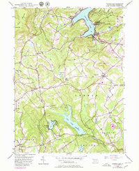Harveys Lake Pennsylvania Historical topographic map, 1:24000 scale, 7.5 X 7.5 Minute, Year 1946