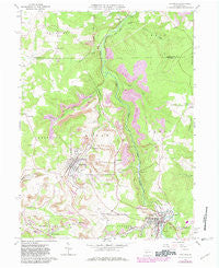Hastings Pennsylvania Historical topographic map, 1:24000 scale, 7.5 X 7.5 Minute, Year 1961
