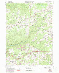 Hazen Pennsylvania Historical topographic map, 1:24000 scale, 7.5 X 7.5 Minute, Year 1966
