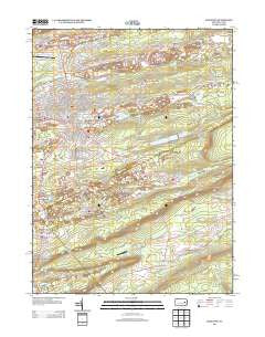 Hazleton Pennsylvania Historical topographic map, 1:24000 scale, 7.5 X 7.5 Minute, Year 2013