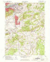 Hellertown Pennsylvania Historical topographic map, 1:24000 scale, 7.5 X 7.5 Minute, Year 1965