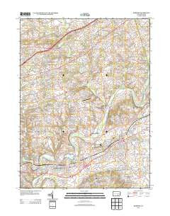 Hershey Pennsylvania Historical topographic map, 1:24000 scale, 7.5 X 7.5 Minute, Year 2013