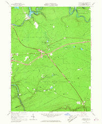 Hickory Run Pennsylvania Historical topographic map, 1:24000 scale, 7.5 X 7.5 Minute, Year 1966