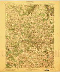 Hilliards Pennsylvania Historical topographic map, 1:62500 scale, 15 X 15 Minute, Year 1912