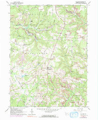 Hilliards Pennsylvania Historical topographic map, 1:24000 scale, 7.5 X 7.5 Minute, Year 1963