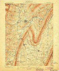 Hollidaysburg Pennsylvania Historical topographic map, 1:62500 scale, 15 X 15 Minute, Year 1903