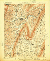 Hollidaysburg Pennsylvania Historical topographic map, 1:62500 scale, 15 X 15 Minute, Year 1903