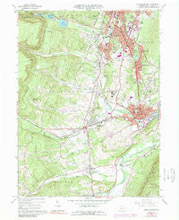 Hollidaysburg Pennsylvania Historical topographic map, 1:24000 scale, 7.5 X 7.5 Minute, Year 1963